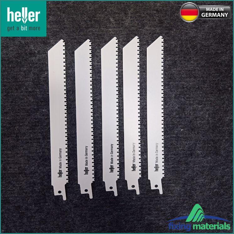 M-teeth- Lưỡi cưa kiếm HELLER Bi-Metal WZ  25814 2, răng kiểu chữ M (Cắt gỗ, kim loại)