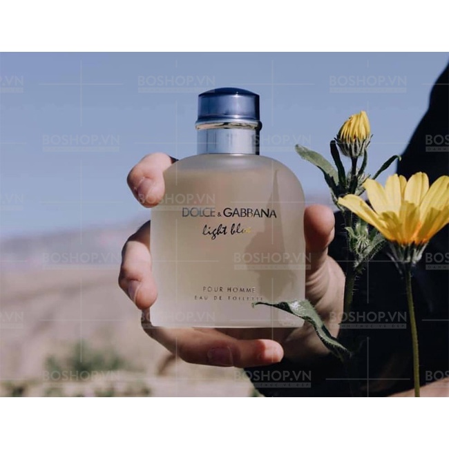 D&G Light Blue Eau Intense Pour Homme 125ml Lưu Hương trên 12h