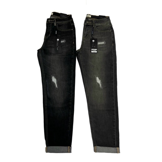 Quần jeans baggy xám đậm