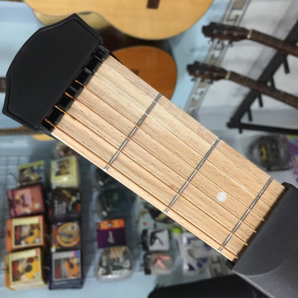 [ĐỘC QUYỀN] Dụng cụ tập bấm hợp âm Guitar Pocket 6 ngăn - tâp mọi lúc mọi nơi không sợ phiền đến ai