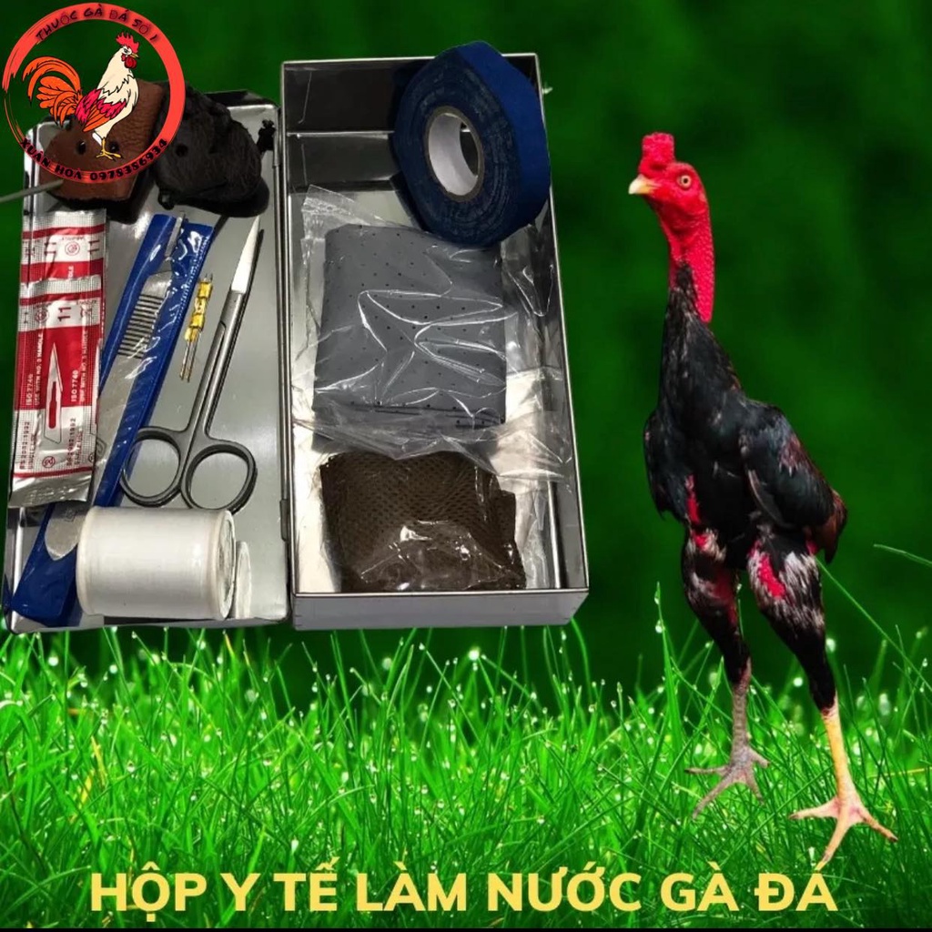 Bộ phụ kiện Y tế làm nước gà chọi trong khi thi đấu Gồm 11 món