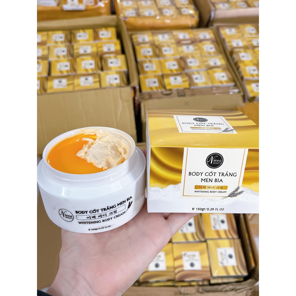 Kem body nicos men bia Nicos - kích trắng arbutin thái lan sẵn hàng