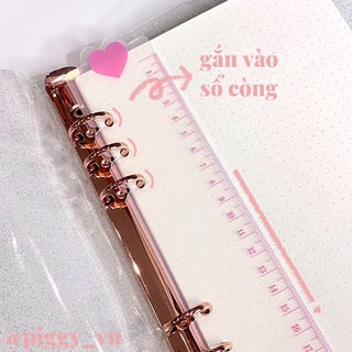 Thước kẻ gắn sổ còng phụ kiện binder A5