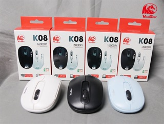 Chuột máy tính không dây, mouse VINAGEAR K08