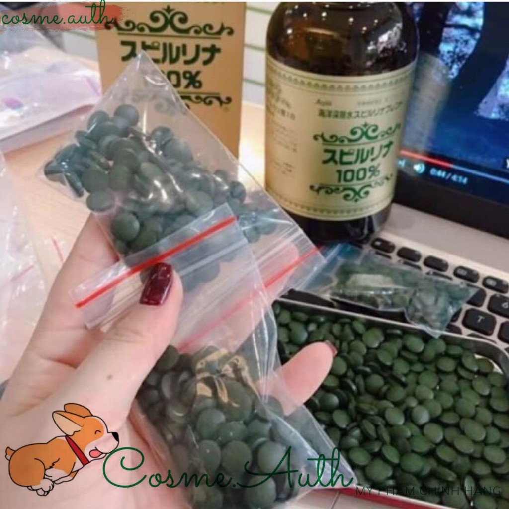 Mặt Nạ Viên Tảo Xoắn Spirulina Nhật Bản- Túi 50 Viên