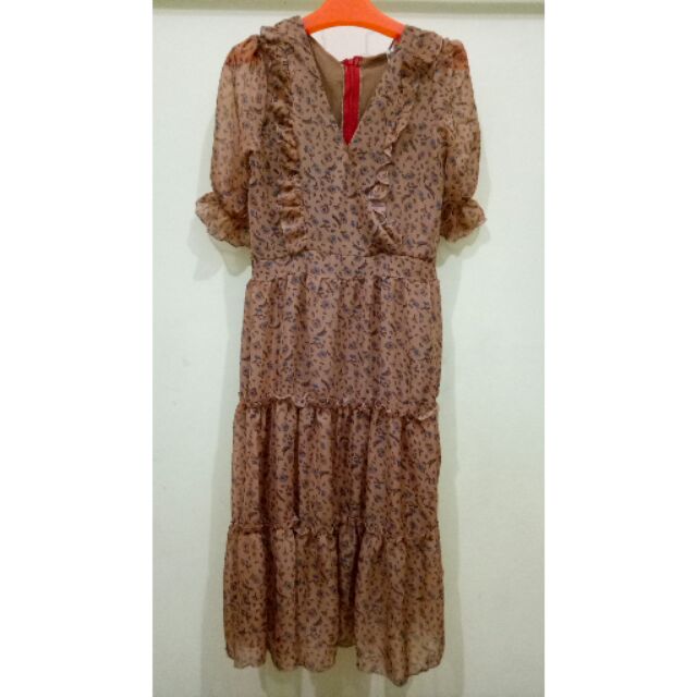 Đầm babydoll hoa nhí