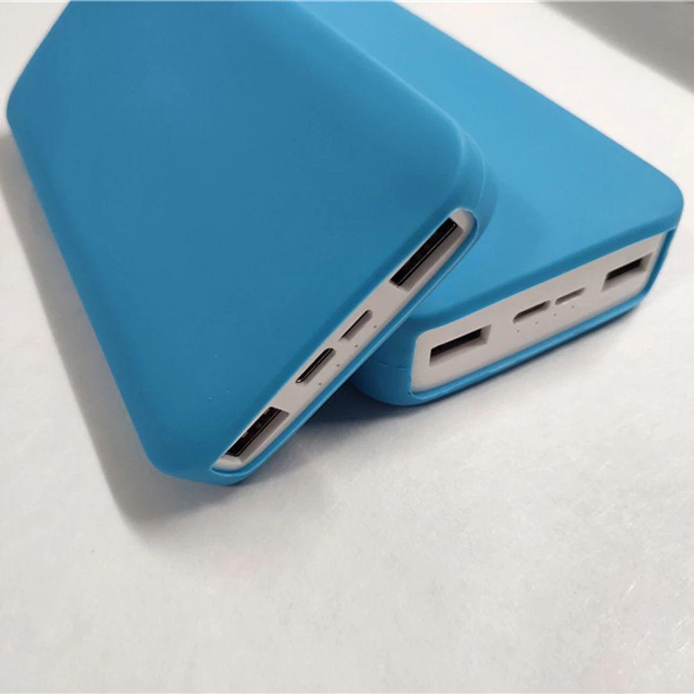 Vỏ Silicon chống trượt PB200LZM PB100LZM bảo vệ chống bụi sạc dự phòng Redmi USB 20000mah 10000mah