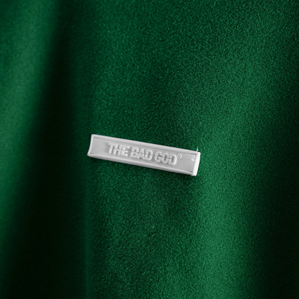 Áo khoác bomber varsity jacket The Bad God Teddy xanh