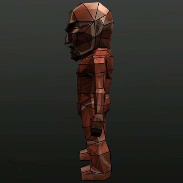 Mô hình giấy anime  chibi Titan Đại Hình/Hộ phápBertholdt Hoover