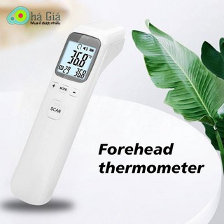 Nhiệt kế đo trán hồng ngoại INFRARED không cần chạm cho bé và gia đình có màn hình LCD, Nhiệt kế điện tử