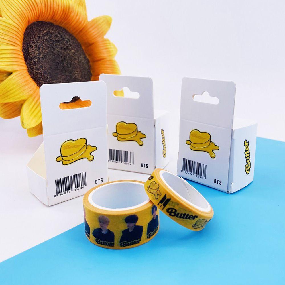 Zaijie Set 24 Cuộn Băng Keo Giấy Washi Bền Bỉ Hình Cầu BT21