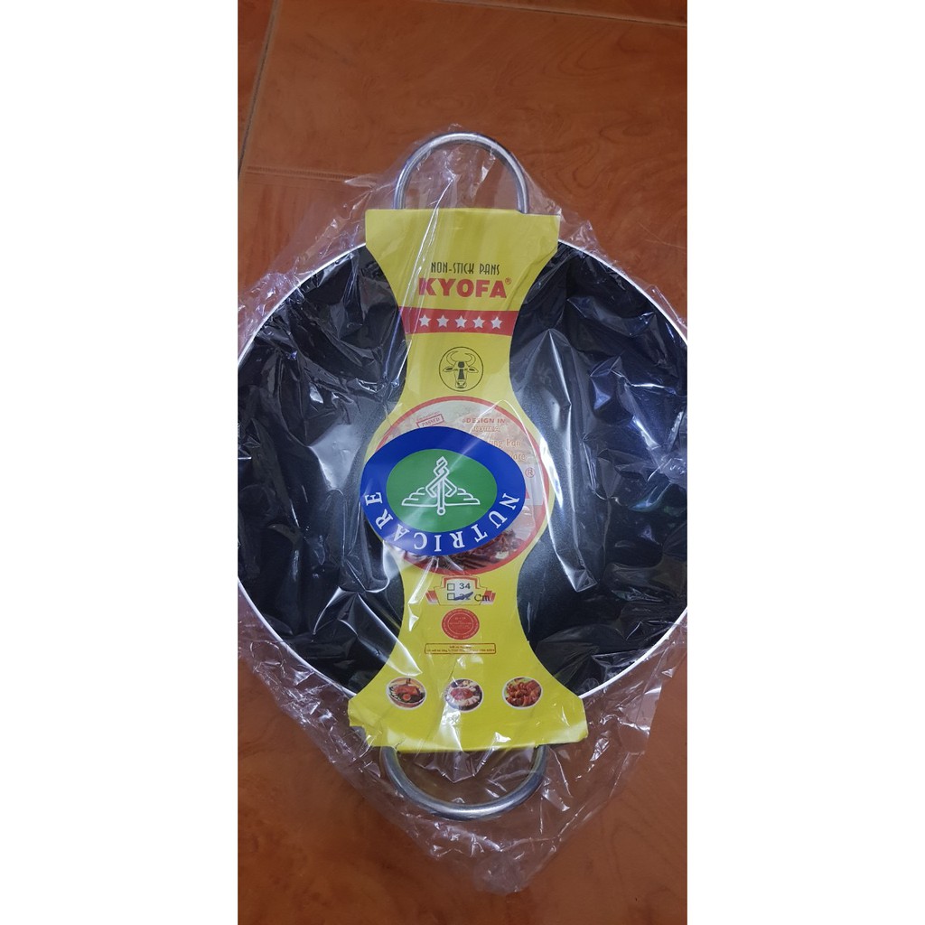 CHẢO CHỐNG DÍNH KYOFA 34CM QUÀ TẶNG SỮA NUTRUCARE