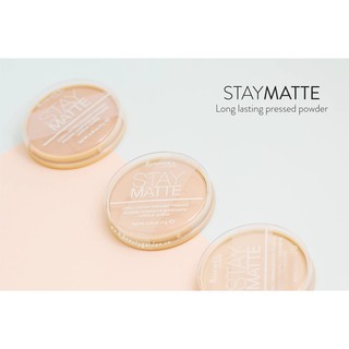 Phấn phủ Rimmel Stay Matte Long Lasting Pressed Powder 001