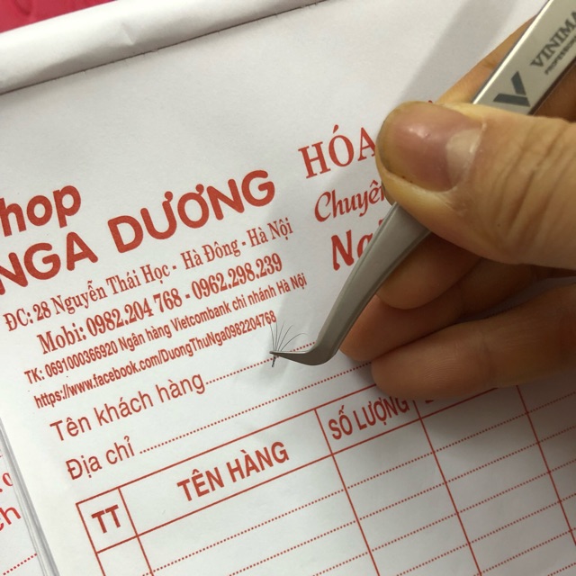 Nhíp nối mi volume hiệu vinimay chuẩn 3-8d bảo hành trọn đời