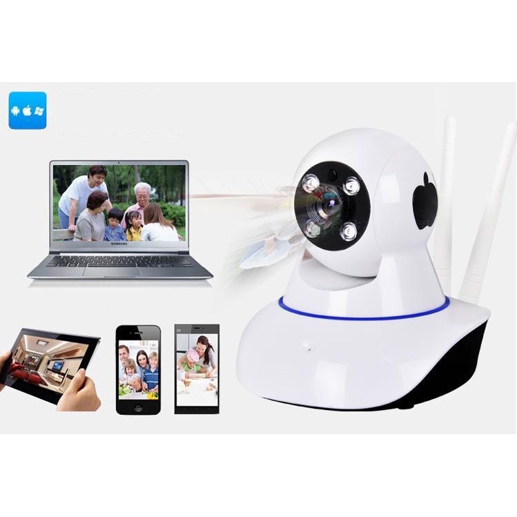 Camera Wifi Giám Sát Trong Nhà 2 Dâu Led EXIR Siêu Nét Full HD 1920x1080p