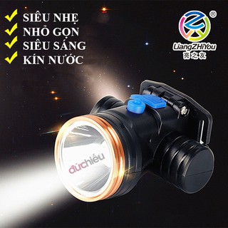 [ Hàng chất lượng ] Đèn pin đội đầu chống nước sáng mạnh có ánh sáng vàng - DP