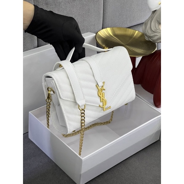 TÚI Y S L FLAPBAG DÁNG BÌ THƯ