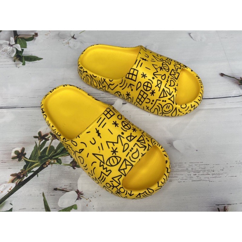 Dép bánh mì quai ngang GRAFFITI siêu bền