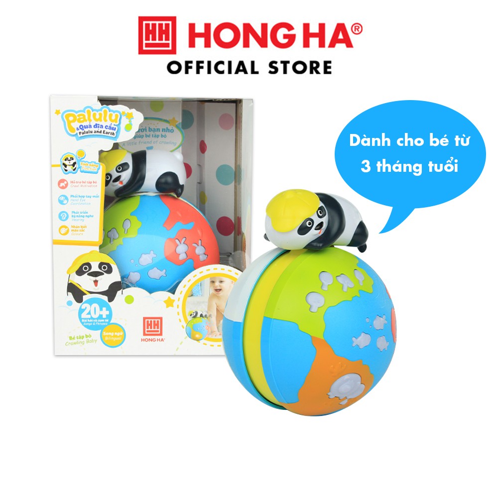 Đồ chơi thông minh Hồng Hà dành cho bé từ 3 tháng tuổi - Palulu &amp; quả địa cầu 8302