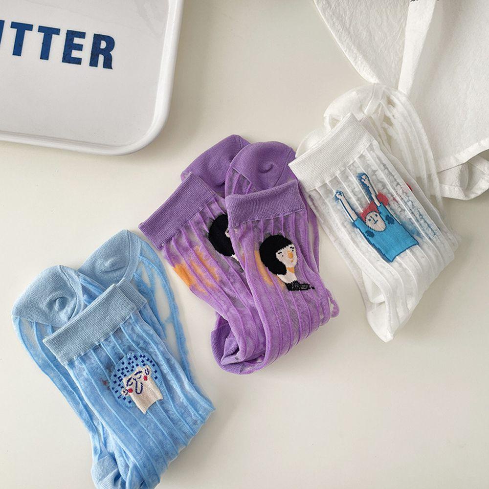 MOCHO Vớ Họa Tiết Hoạt Hình Phong Cách Hàn Quốc Xinh Xắn