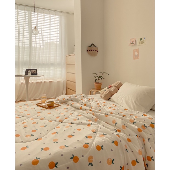 Chăn Thun Lạnh Hàn Quốc✨Freeship✨Chất vải thun lạnh thoáng mát,trần bông gòn dày dặn