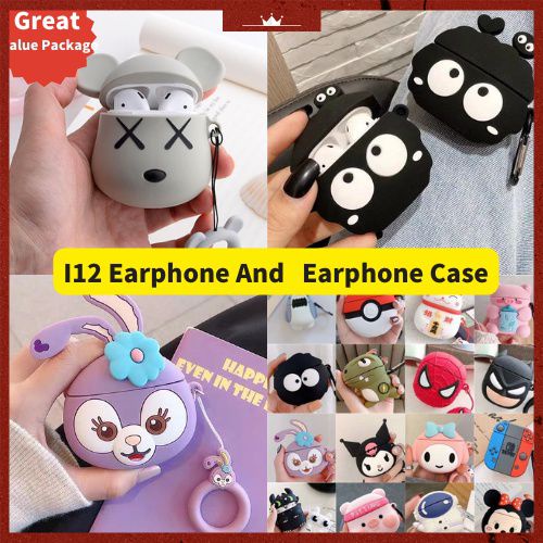 Vỏ Bọc Tai Nghe Bluetooth Không Dây I12 Tương Thích Với Điện Thoại Android Ios Microsoft Nhiều Phong Cách Có Thể Chọn Lựa Xingdailu Iron Man
