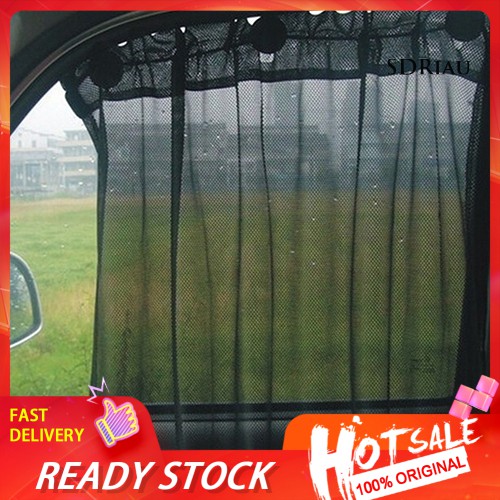 1 Cặp Rèm Cửa Sổ Xe Hơi Chống Tia UV Có Giác Hút Tiện Dụng