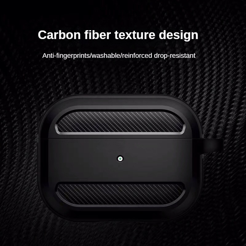 Vỏ Bảo Vệ Hộp Sạc Tai Nghe Airpods Pro 3/2/1 Bằng TPU Mềm Chống Sốc