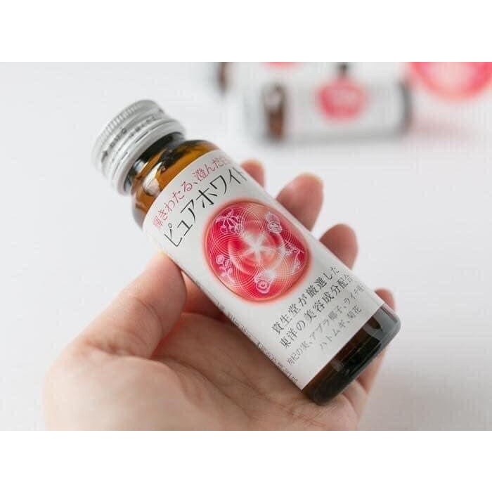 Nước Uống Trắng Da COLLAGEN SHISEIDO PURE WHITE Nội Địa Nhật 1 Hộp 10 Chai - SAKUKO