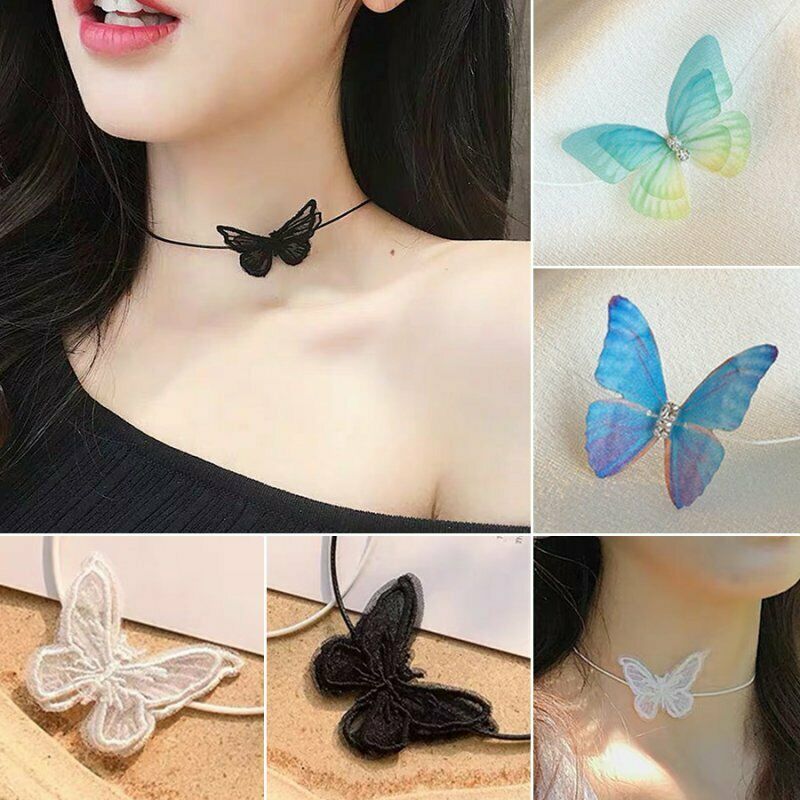 Dây Chuyền Mặt Hình Bướm Xinh Xắn Dành Cho Nữ