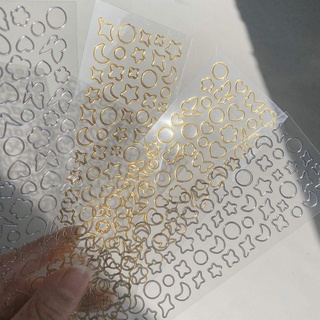 miếng dán sticker trang trí top loader, sổ, thiệp 16