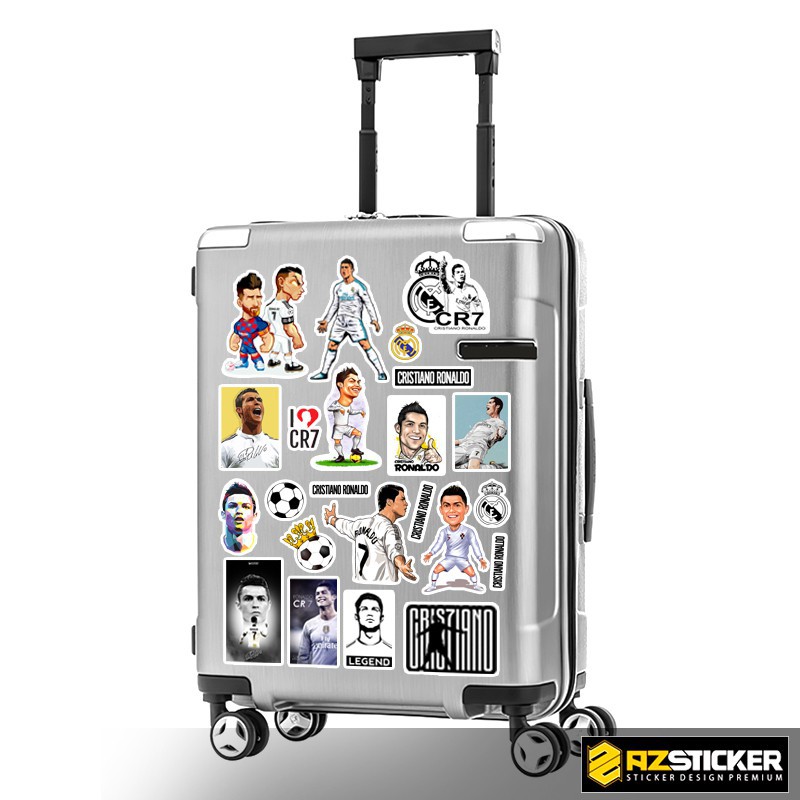 [Siêu Rẻ] [Sticker Single]  Hình Dán Sticker Ronaldo CR7 | Dán Nón Bảo Hiêm, Điện Thoại, Laptop,PVC Chống Nước