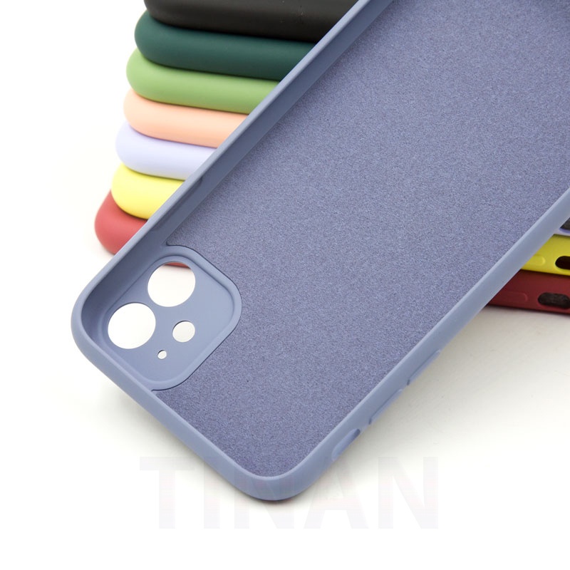 Ốp Lưng iP Silicone Màu Trơn iP 12, 12 Mini, 12 Pro, 12 Pro Max