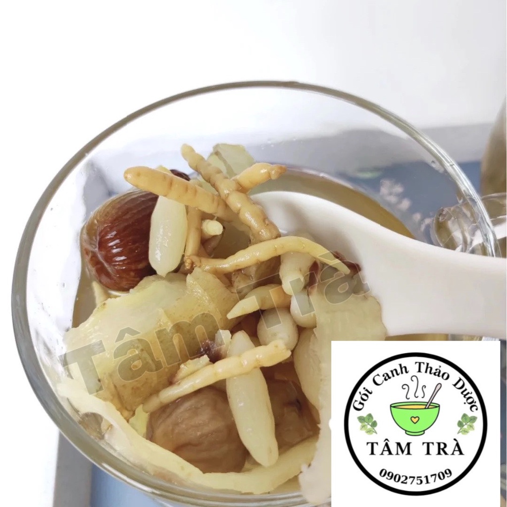 Gói Canh Thảo Dược - Canh Thái Tử Mạch Đông - Nguyên Liệu Hầm Canh Dành Cho Bé -Tâm Trà