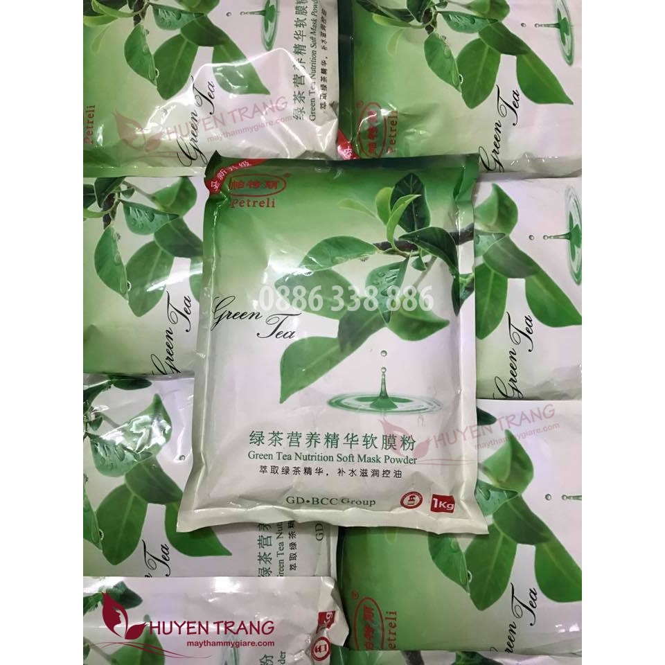 Bột Mặt Nạ Trà Xanh Mã Số Cho Da Mụn Da Dầu - Thẩm Mỹ Huyền Trang NANOCEE