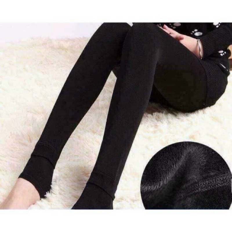 [CÓ ẢNH THẬT] Quần Legging Lót Lông Vỏ Tím Chất Dày Đẹp Hàng Cam Kết Chuẩn Ảnh