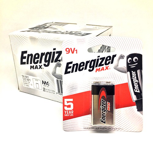 Pin 9V Energizer vỉ 1 viên chính hãng dung lượng cao