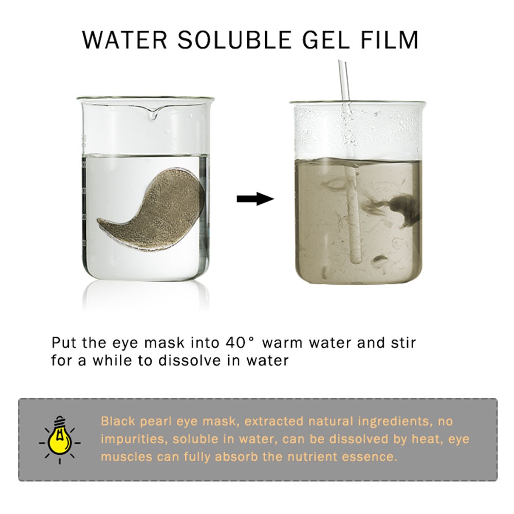 [Hàng mới về] Set 60 mặt nạ ngọc trai đen và collagen dưỡng ẩm ngừa quầng thâm và bọng mắt hiệu quả cao | BigBuy360 - bigbuy360.vn