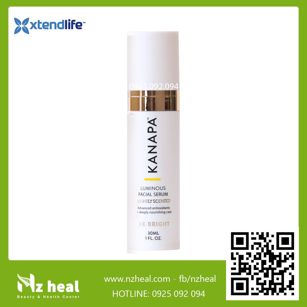 [Hỏa tốc] Serum dưỡng sáng da Xtend-Life Kanapa Luminous Facial Serum 30ml