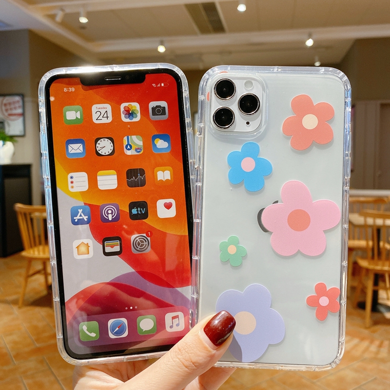 Ốp Lưng Tpu Mềm Trong Suốt In Hình Hoa Cho Iphone X / Xs / Xr / 6 / 6s / 6 Plus / 7 / 8 Plus | BigBuy360 - bigbuy360.vn