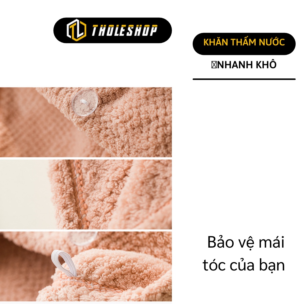 Khăn Quấn Tóc - Khăn Ủ Tóc Nhanh Khô Siêu Tốc, Hút Ẩm Và Thoáng Khí 8755