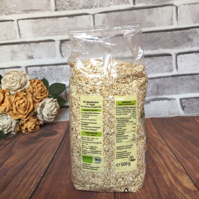 Yến Mạch Cán Vỡ Hafer Flocken 500g / Ngũ cốc / Ăn Kiêng / healthy / eatclean