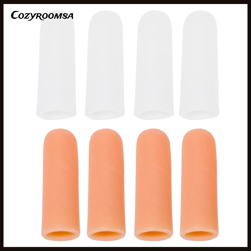 Set 4 Vỏ Bọc Silicon Mềm Tách Ngón Chân Chống Nứt Nẻ