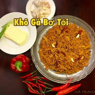 Freeship 1 Kg Khô Gà Bơ Tỏi Loại 1 Tặng Nuôi Tỏi Ớt Thơm Ngon - Nhà Làm - Bảo Đảm An Toàn Vệ Sinh An Toàn Thực Phẩm