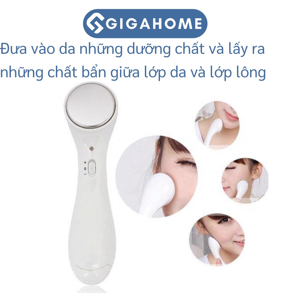 Máy Massage Mặt, Di Tinh Chất GIGAHOME Bằng Ion Đưa Dưỡng Chất Vào Da 2332