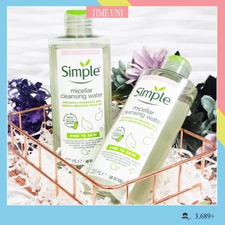 Nước Tẩy Trang Simple Micellar Cleansing Water 200ml , Nước Tẩy Trang Dịu Nhẹ Cho Da Nhạy Cảm