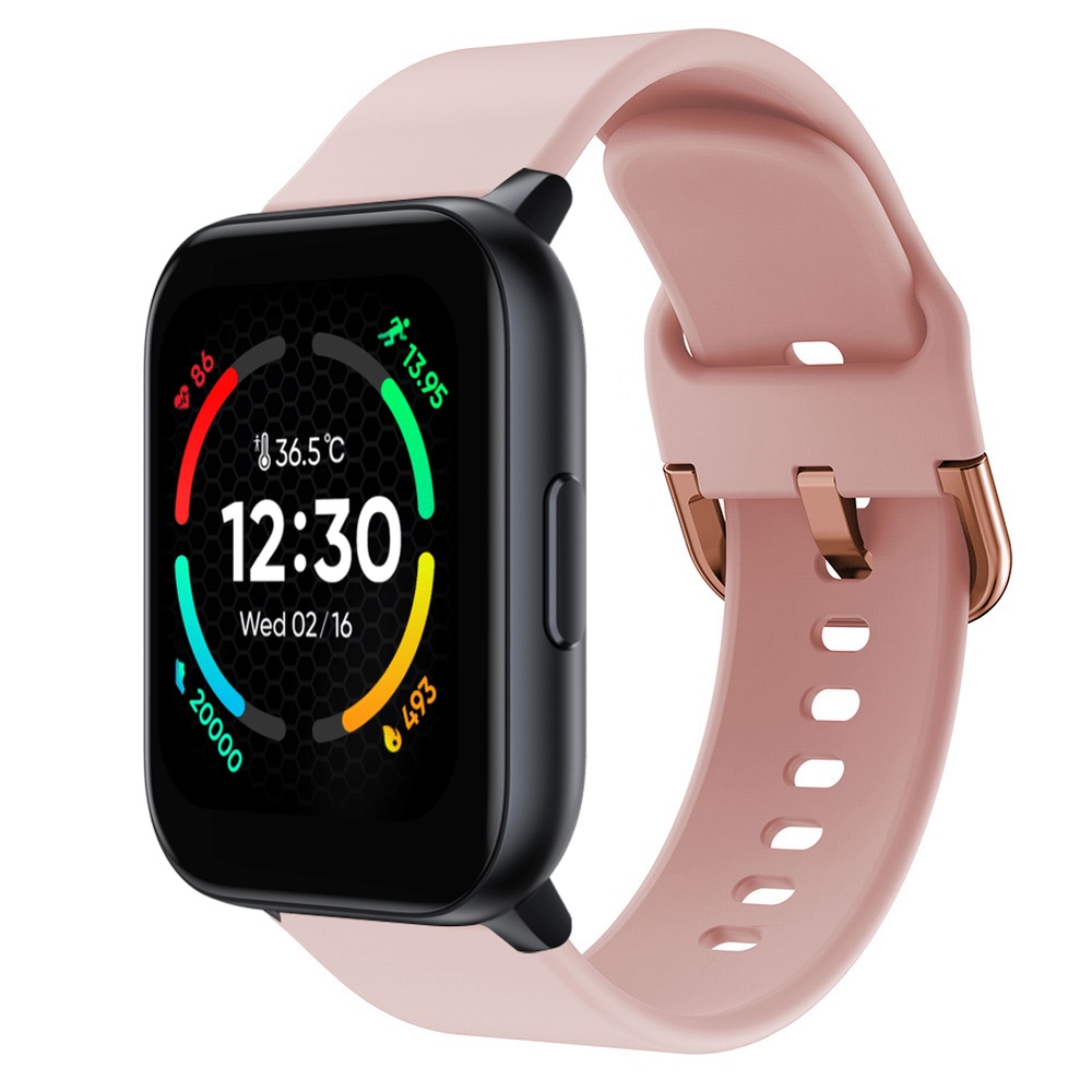 Dây Đeo Silicon Nhiều Màu Sắc Cho Đồng Hồ Thể Thao Realme TechLife watch S100