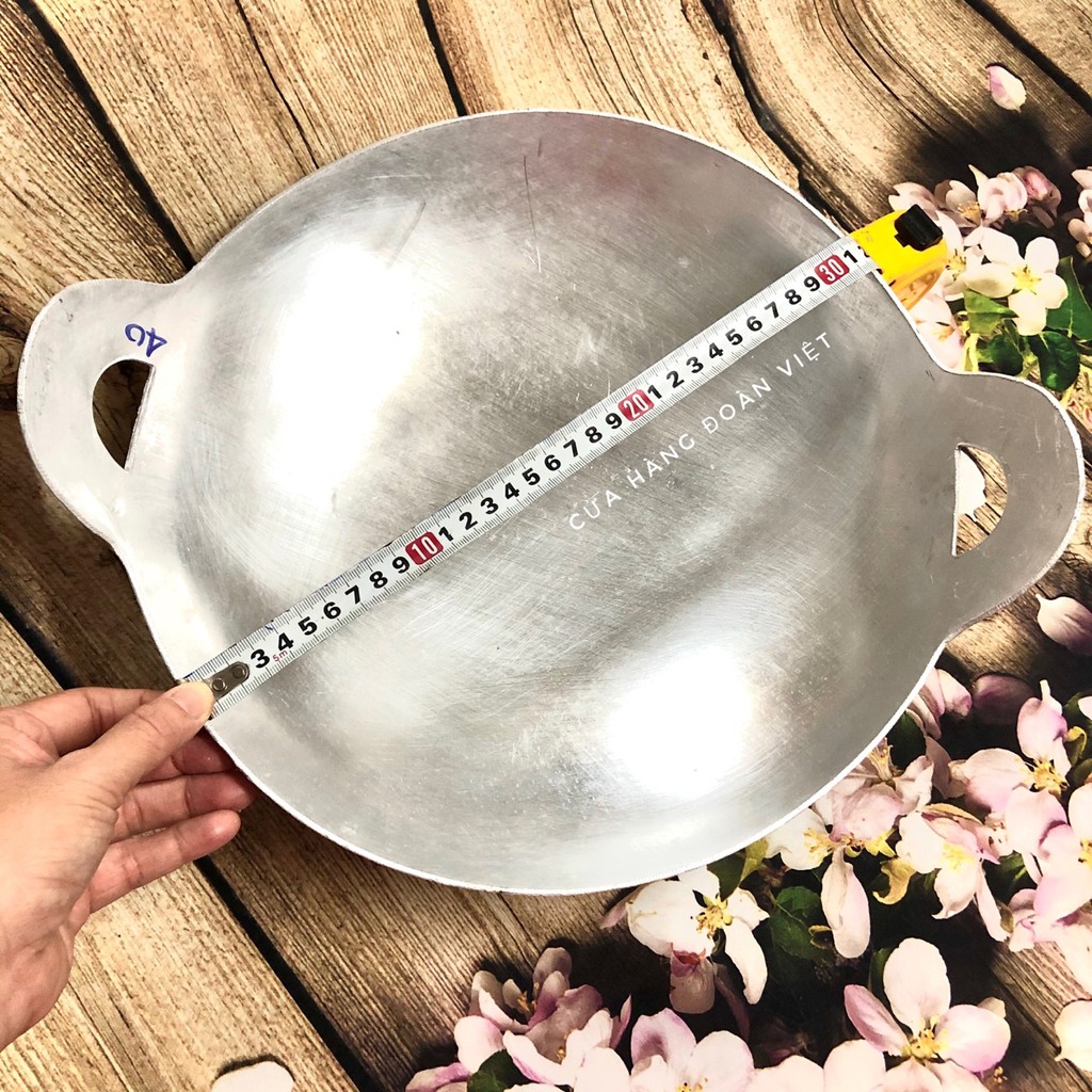 Chảo Nhôm Máy Bay - Chảo Dày Cao Cấp 32, 36cm