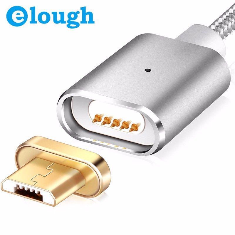 Cáp Sạc Nam Châm Elough E04 MicroUSB Android Hít Nam Châm Elough