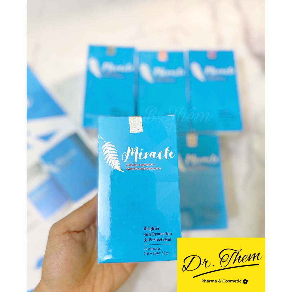 ✅[CHÍNH HÃNG] Miracle Thực Phẩm Chức Năng - Viên Uống Miracle Chống Nắng, Trắng Da, Giảm Thâm Nám Da, Nếp Nhăn | BigBuy360 - bigbuy360.vn